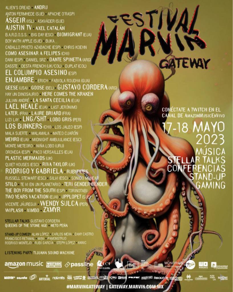 Marvin Gateway revela su line up final: se unen Austin TV, Lng/Sht, Dante Spinetta y más!