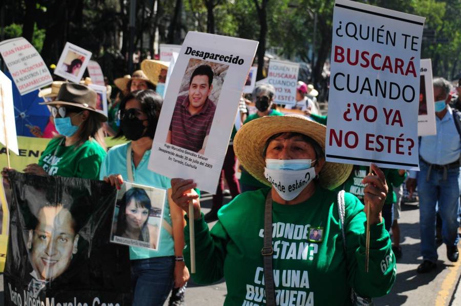 Se lleva a cabo la marcha del 10 de mayo por la madres buscadoras