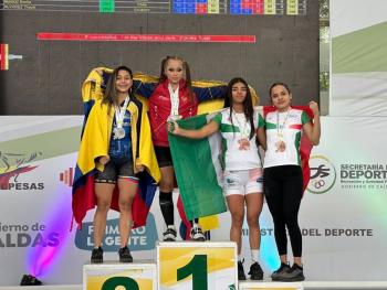 México suma siete medallas en Campeonato Panamericano de Halterofilia Sub-20
