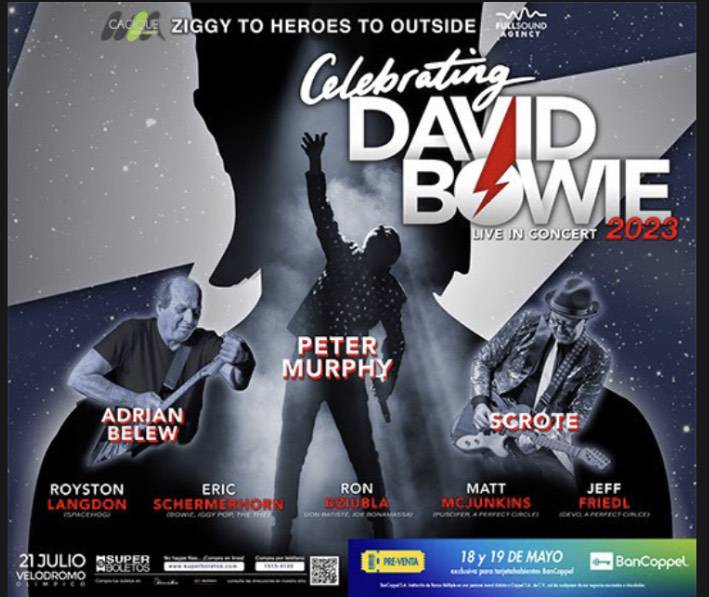 EL ESPECT&Aacute;CULO CELEBRATING DAVID BOWIE LLEGAR&Aacute; A CIUDAD DE M&Eacute;XICO