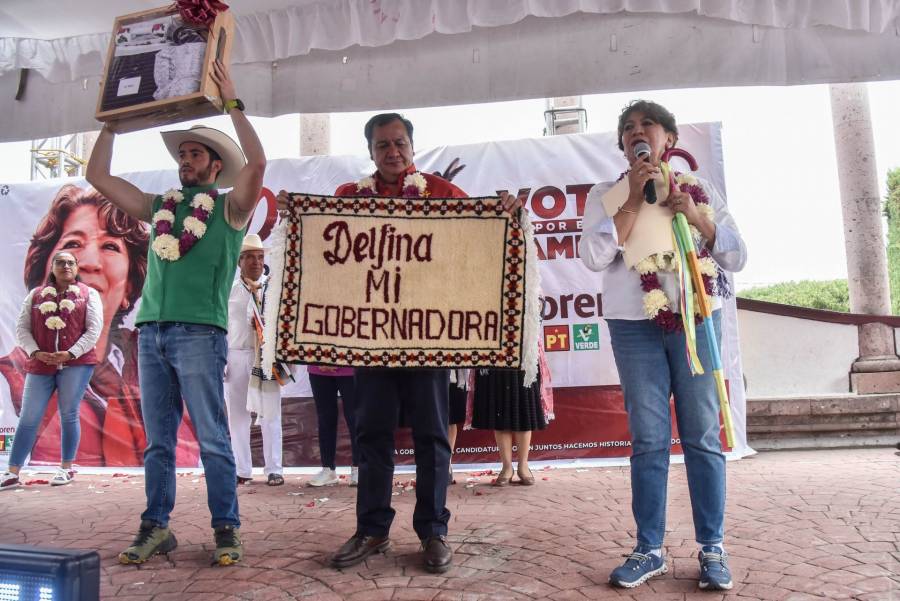Promete Delfina Gómez 18.5 km de Trolebús Elevado tras ganar Edomex