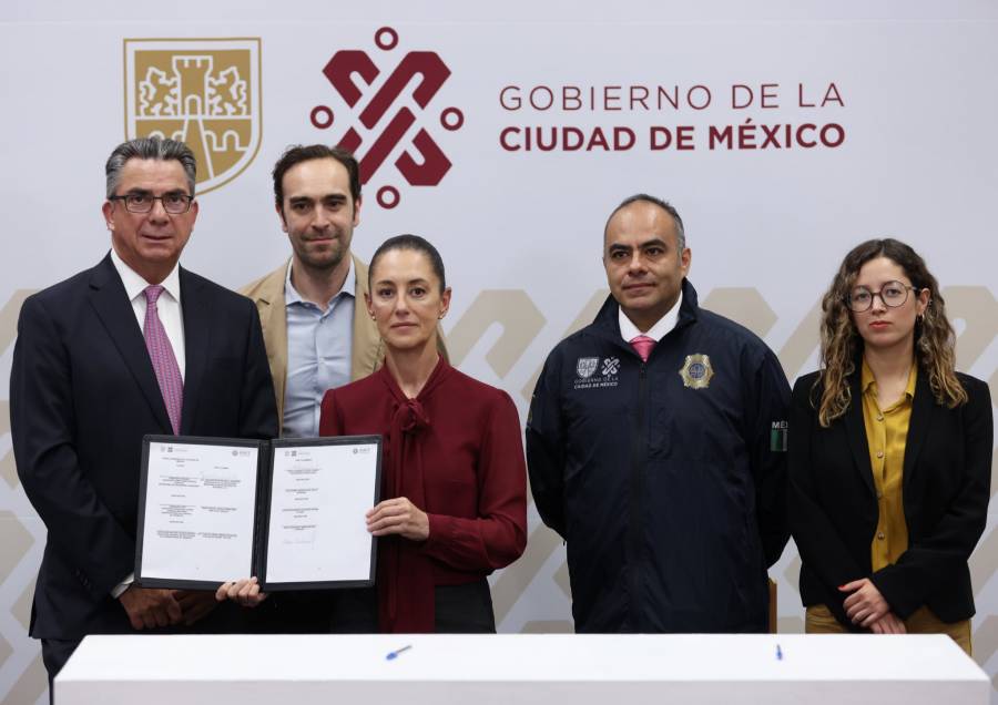 Semovi y SSC firman convenio con asociación de seguros; buscan agilizar tránsito tras choques