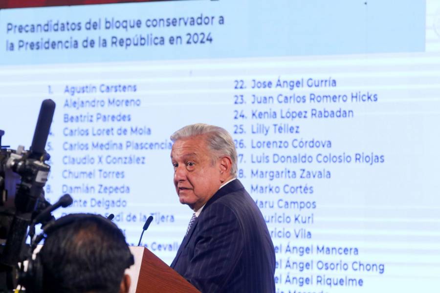 AMLO dice que no promueve el voto por la 4T en mañaneras