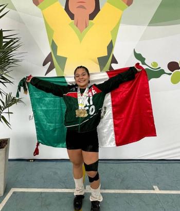 Con tres oros, Mariana García se corona en Campeonato Panamericano de Halterofilia