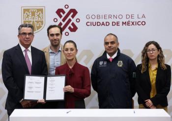 Semovi y SSC firman convenio con asociaci&oacute;n de seguros; buscan agilizar tr&aacute;nsito tras choques