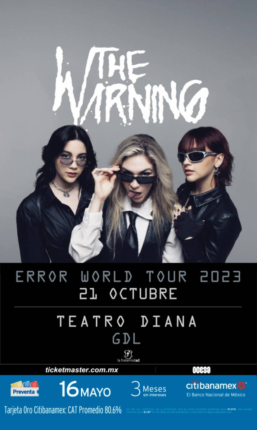 The Warning se presentará en Guadalajara