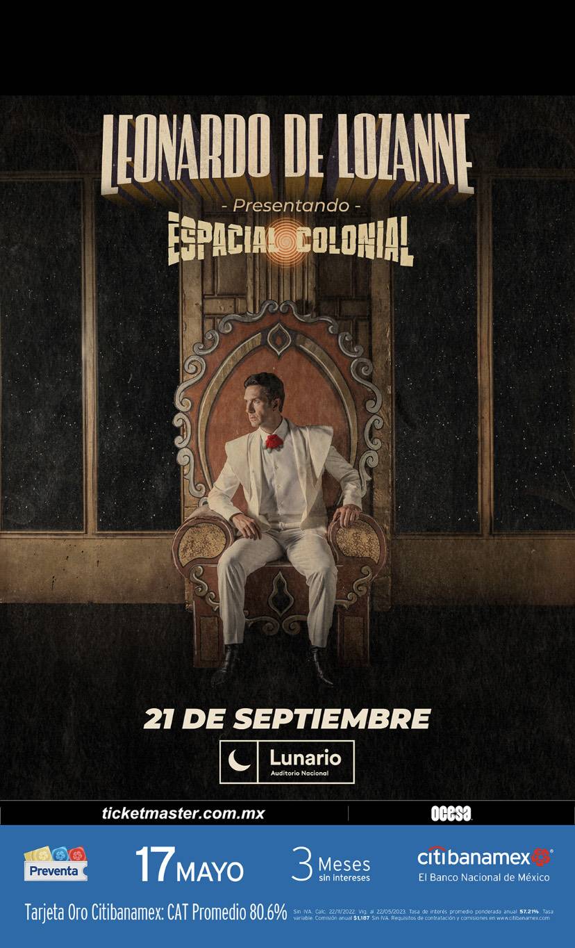 Leonardo de Lozanne presentará su nuevo disco en concierto íntimo