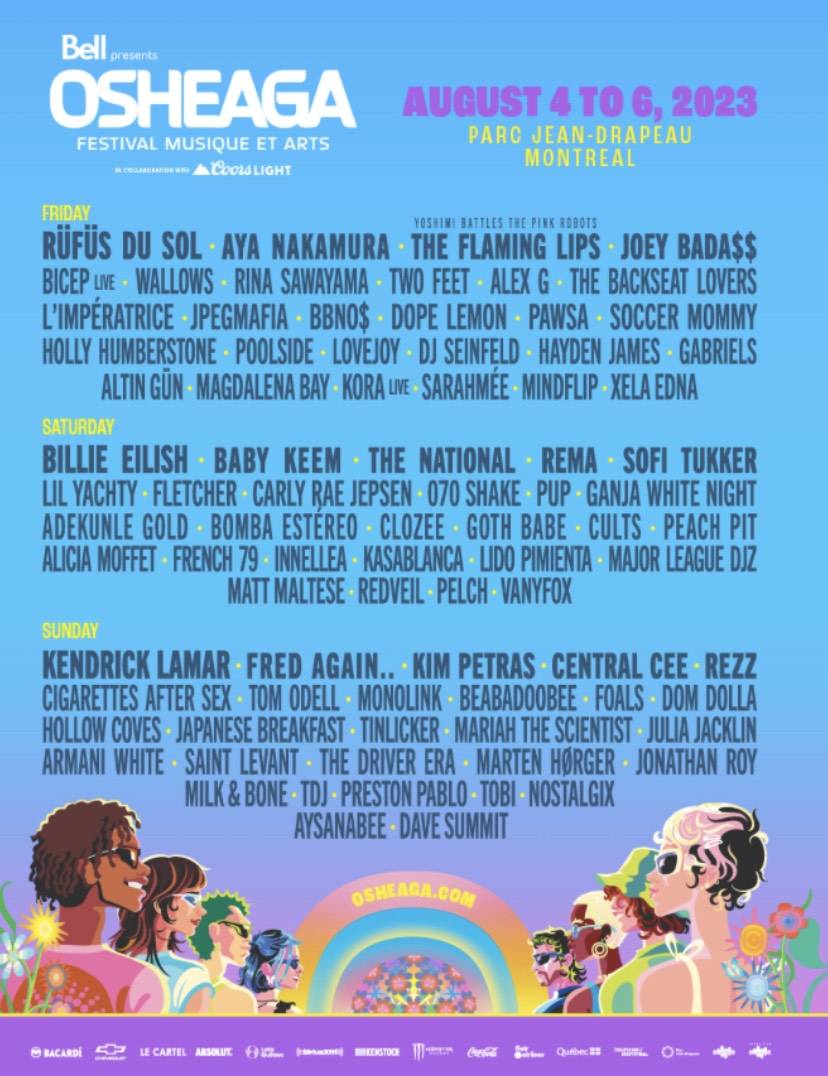 FRED OTRA VEZ..., BABY KEEM, LOS LABIOS EN LLAMAS, KIM PETRAS, SOFI TUKKER, CIGARRILLOS DESPUÉS DEL SEXO, ¡REMA, REZZ y muchos, muchos más!