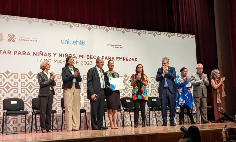 Unicef otorga reconocimiento al GobCDMX por programa Mi Beca para Empezar