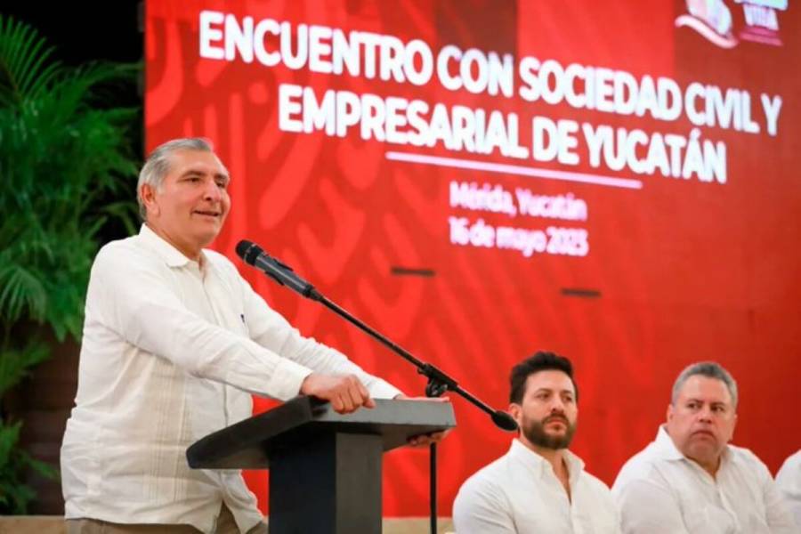 Confía Adán Augusto López que se respetarán resultados de elecciones en Coahuila y Edomex