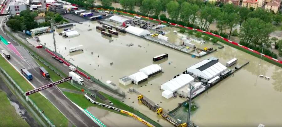 F1 cancela el GP de Emilia-Romagna por inundaciones