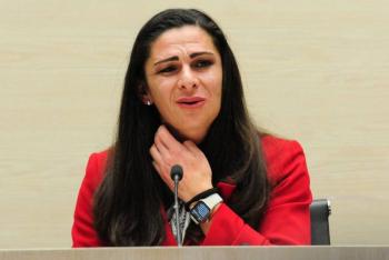 Ana Guevara arremete contra campeonas de nataci&oacute;n art&iacute;stica: 