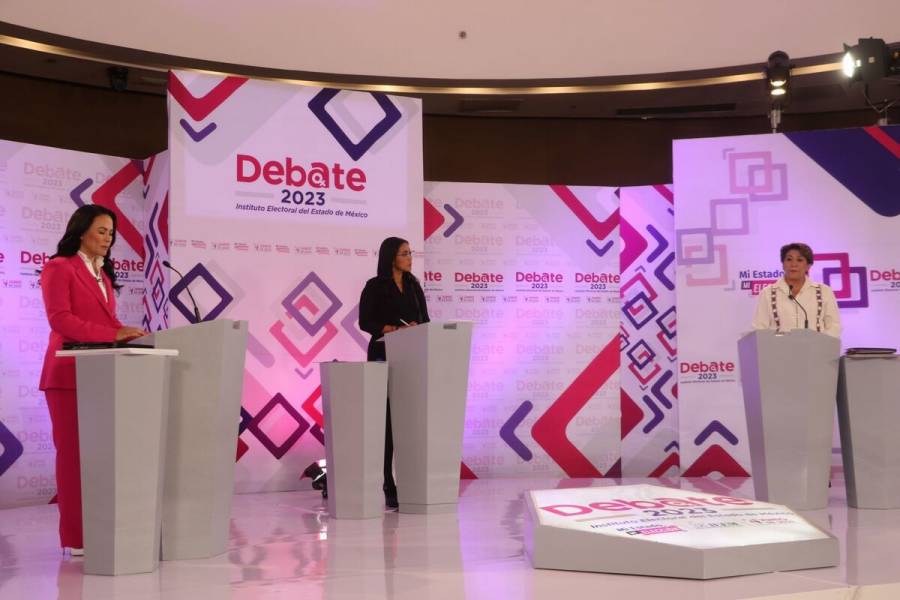 Edomex: Así fue el segundo debate entre Delfina Gómez y Alejandra del Moral