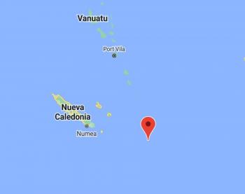 Sismo de magnitud 7,1 sacude el oc&eacute;ano Pac&iacute;fico al este de Nueva Caledonia