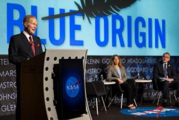 NASA elige a Blue Origin para construir un segundo m&oacute;dulo de alunizaje