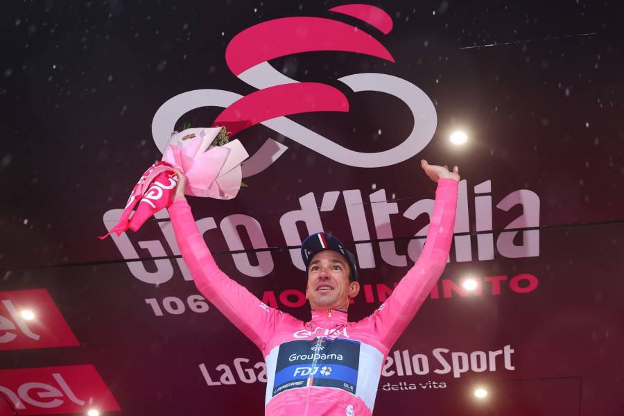 El alemán Denz repite triunfo de etapa en el Giro, Almirail nuevo líder