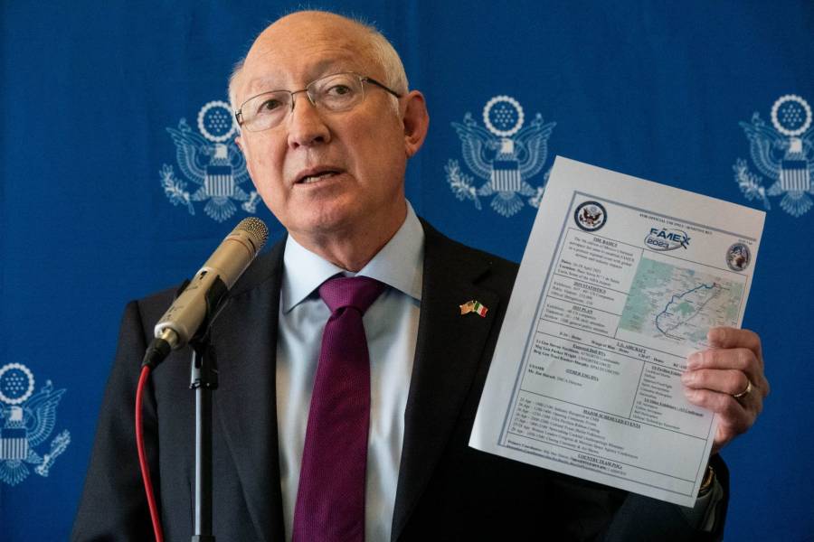 Pide embajador de EU en México unión a congresista para atender migración