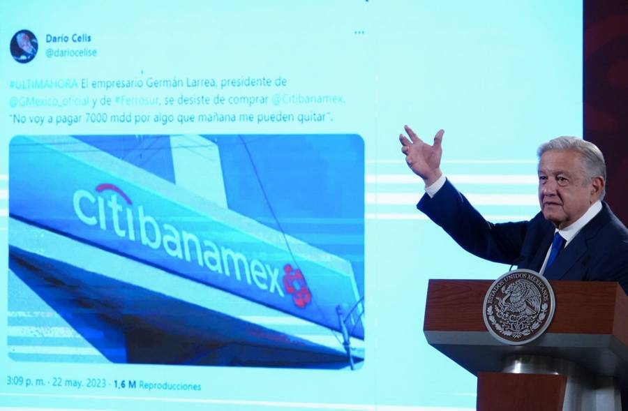 AMLO confirma que CitiBanamex no será vendido a Grupo México