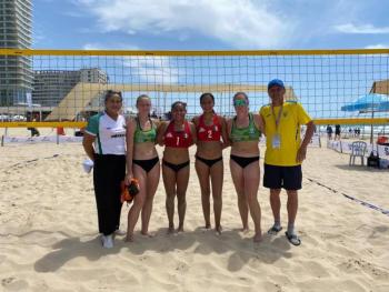 M&eacute;xico suma bronce en el Mundial Escolar de Voleibol de Playa en Grecia