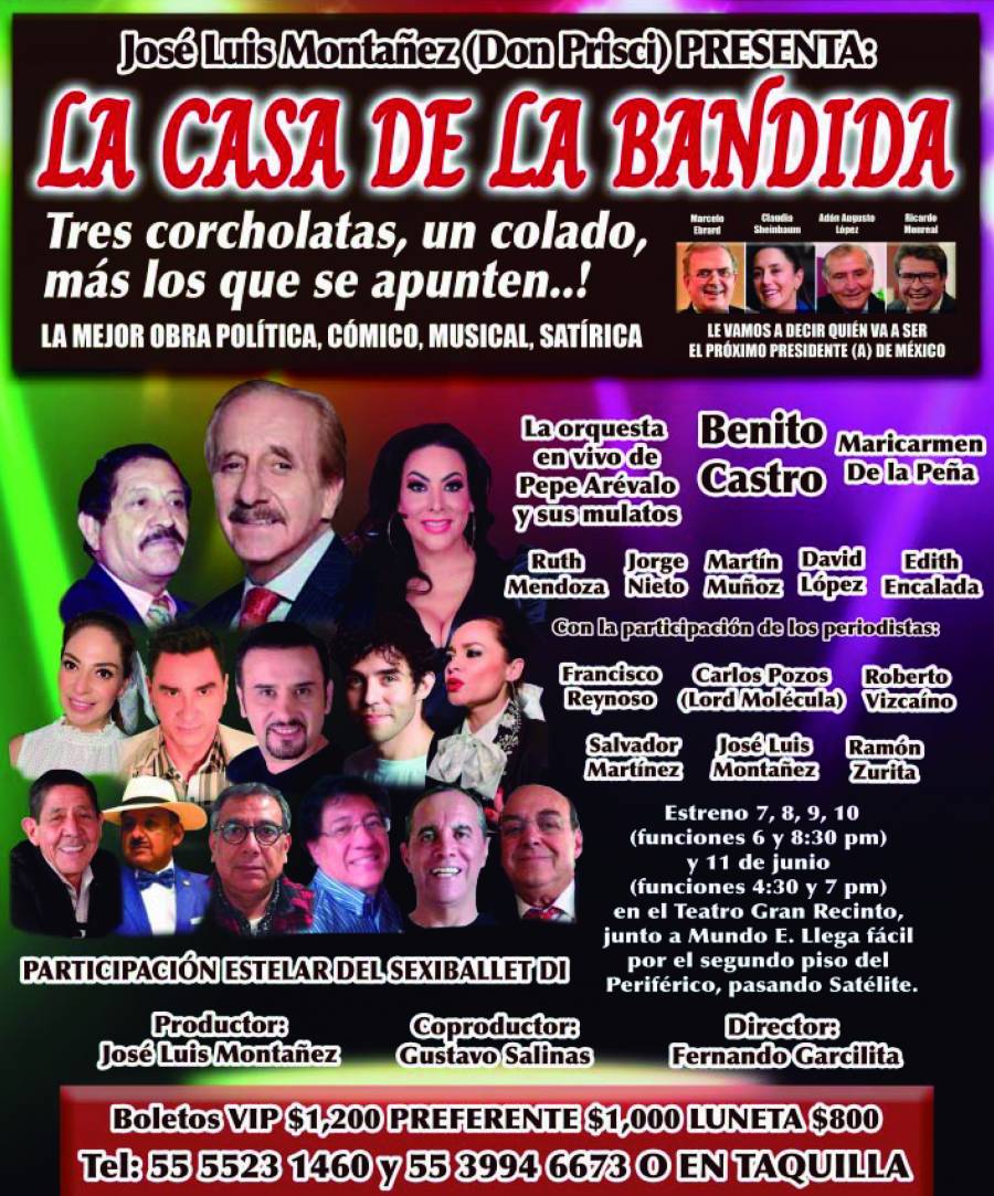 LA CASA DE LA BANDIDA te invita al homenaje a CARMEN SALINAS (Tres Corcholatas, un colado, más los que se apunten!)