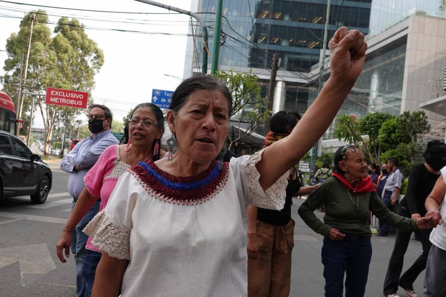 Mujeres mazatecas exigen justicia y liberación de presos políticos ante la ONU-DH