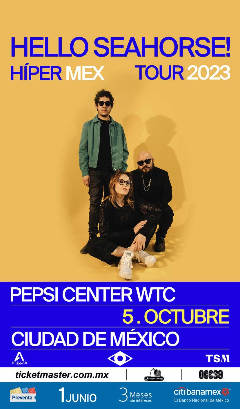 Hello Seahors! dará un concierto imperdible en Ciudad de México