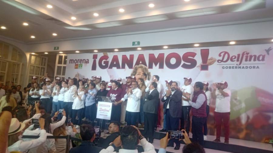 Morena se dice ganador; Delfina dice que vienen mejores tiempos para los mexiquenses