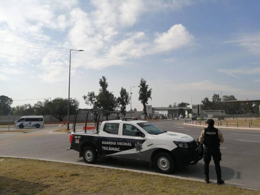 Con ayuda de drones, la Guardia Civil de Tecámac vigila la jornada electoral
