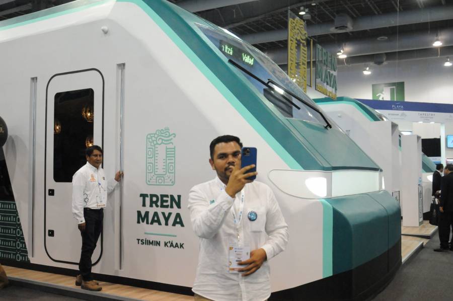 Primer convoy del Tren Maya listo para su traslado con capacidad para 230 pasajeros
