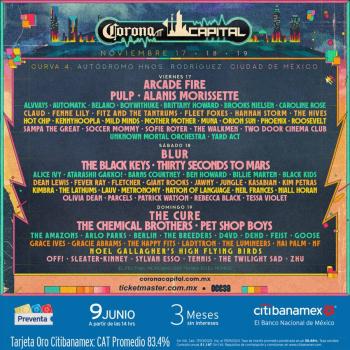 ¡Corona Capital ya tiene fecha! Conoce los detalles