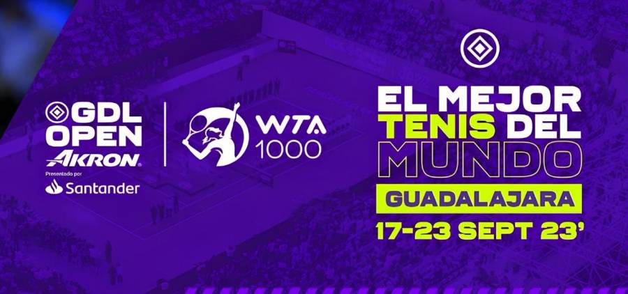 Guadalajara fue presentada como sede de torneo WTA 1000