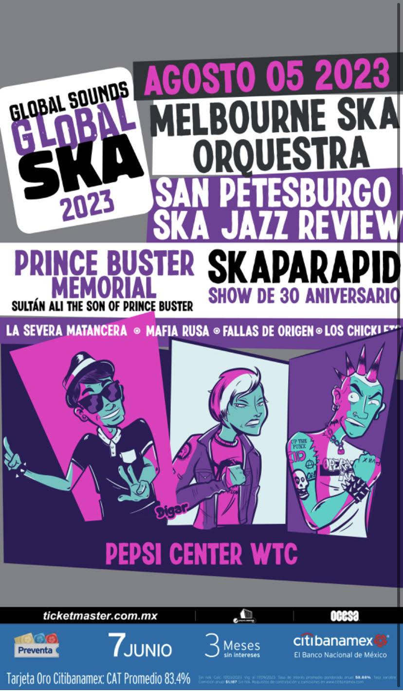 Múltiples culturas se unirán para celebrar el Global Ska Fest 2023