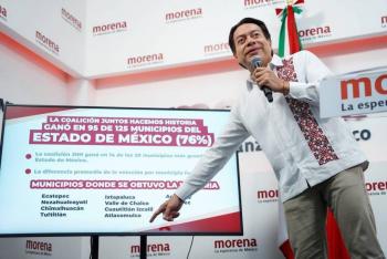 Morena crece, 91 millones de mexicanos son gobernados por nuestro movimiento: Mario Delgado