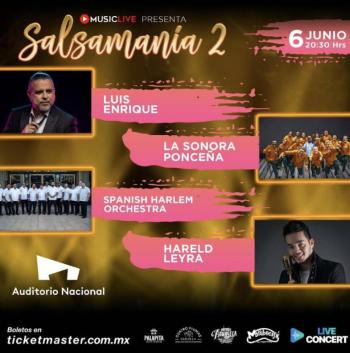 SALSAMANIA 2 LLEGA AL AUDITORIO NACIONAL EN UNA NOCHE LLENA DE ESTRELLAS DEL GÉNERO