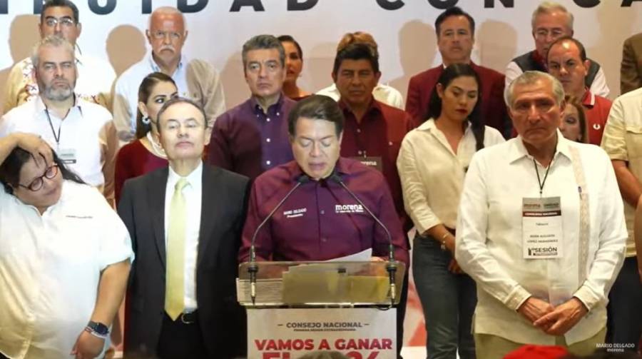 Delgado adelanta que habrá una “gran sorpresa” al finalizar la sesión del Consejo Nacional de Morena