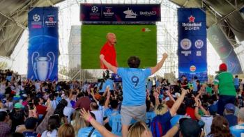 Diversión y pasión, así se vivió el fan festival de la Champions League en México