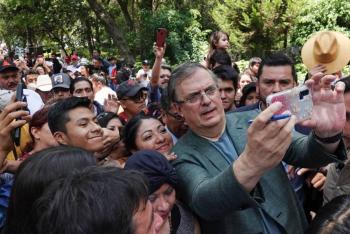 Marcelo Ebrard critica pronunciamientos de gobernadores en apoyo a Claudia Sheinbaum