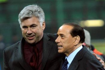 Ancelotti recuerda a Berlusconi, un hombre 