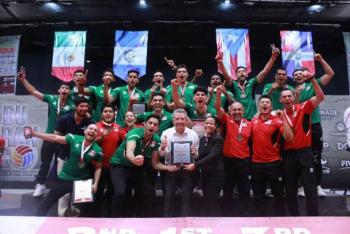 Selecci&oacute;n de voleibol sala conquista Final Four NORCECA Varonil
