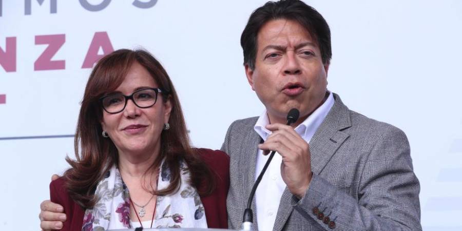 Descarta Mario Delgado que Yeidckol Polevnsky pueda ser aspirante a la contienda electoral por Morena