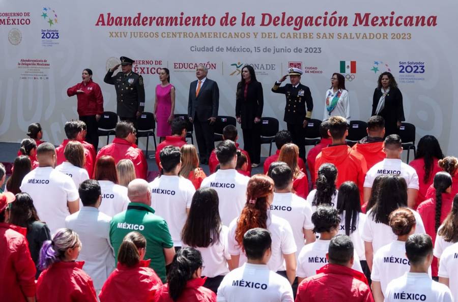 AMLO promete ayuda a la Delegación Mexicana de Juegos Centroamericanos y del Caribe 2023