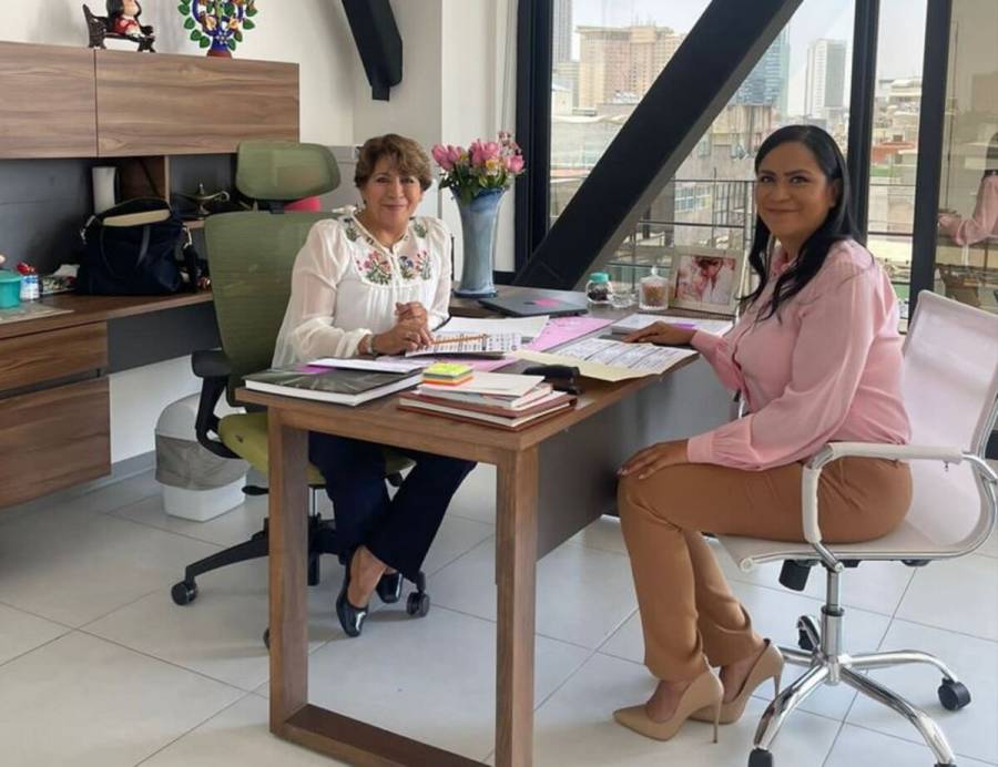 Ariadna Montiel se reúne con la virtual gobernadora del Edomex, Delfina Gómez