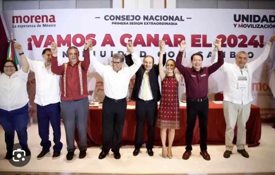 Entre agradecimientos y promesas las corcholatas se despiden de sus cargos