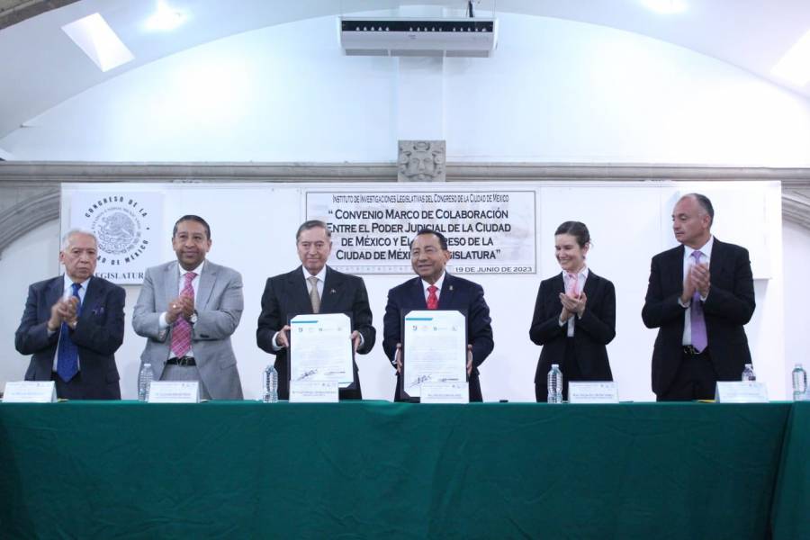 PJCDMX y Congreso de la CDMX rabajarán de manera conjunta para garantizar la gobernabilidad en la ciudad