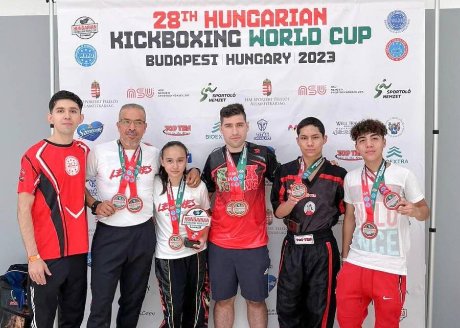 México obtiene seis medallas en Abierto Húngaro de Kickboxing