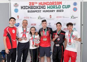 M&eacute;xico obtiene seis medallas en Abierto H&uacute;ngaro de Kickboxing