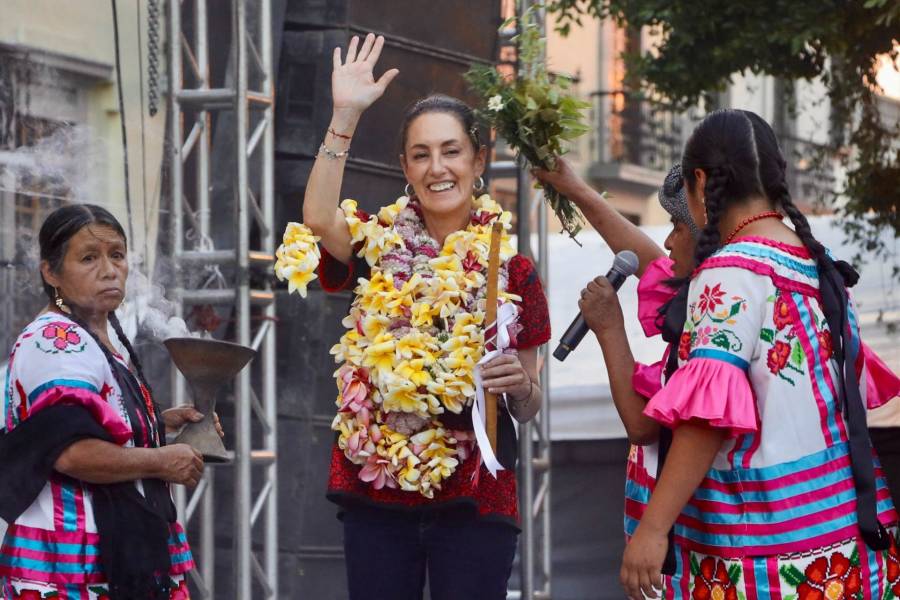 Claudia Sheinbaum en Tlaxcala: “Que el poder político esté separado del poder económico. Nunca más un gobierno corrupto en México