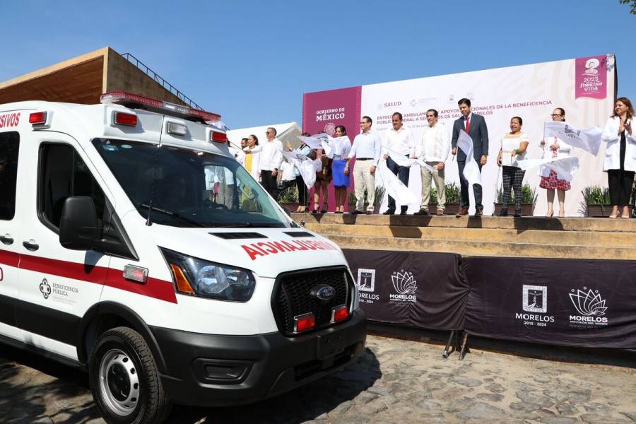 Ssa entrega ambulancias e insumos al estado de Morelos