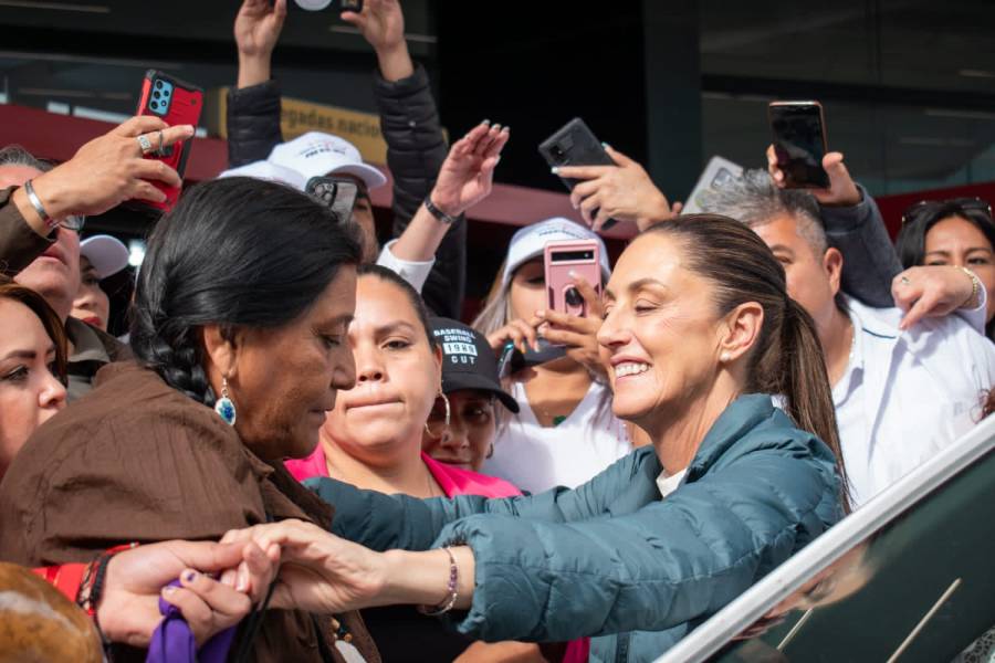 Claudia Sheinbaum Pardo lleva sus asambleas informativas a Tijuana en su búsqueda de la candidatura a la presidencia