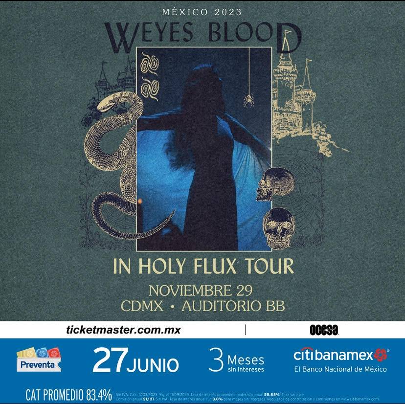 Weyes Blood anuncia su primer concierto en la Ciudad de M&eacute;xico